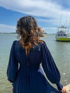 Ella Navy Maxi Dress