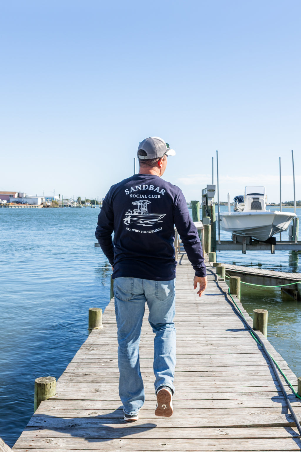 Sandbar Social Club Long sleeve Tee (unisex)