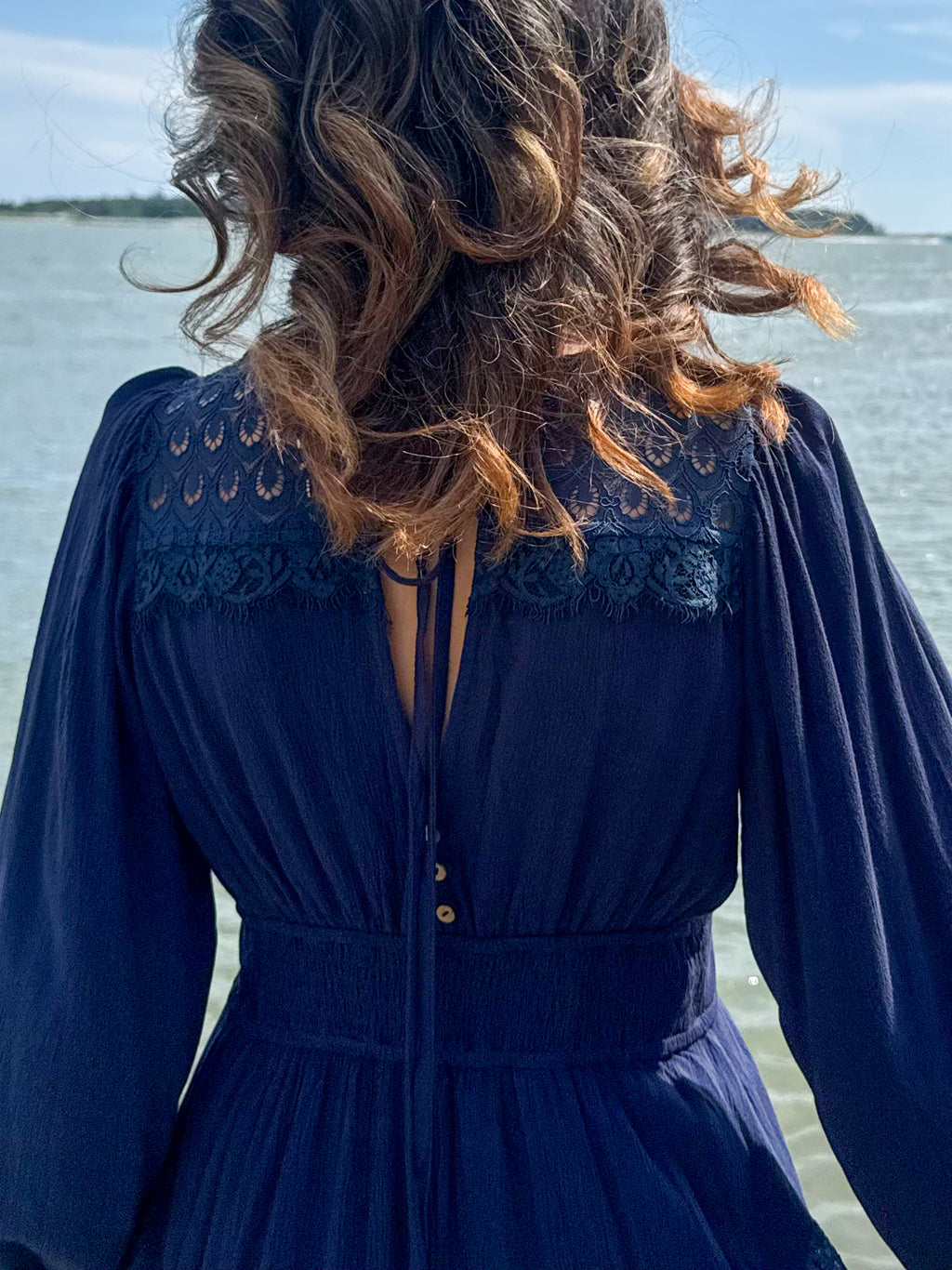 Ella Navy Maxi Dress