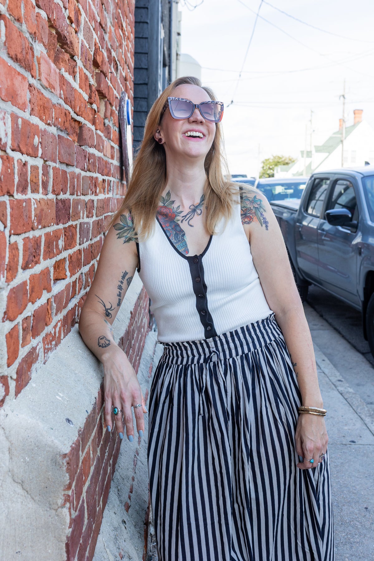 Raven Sleeveless Sweater Tank In February