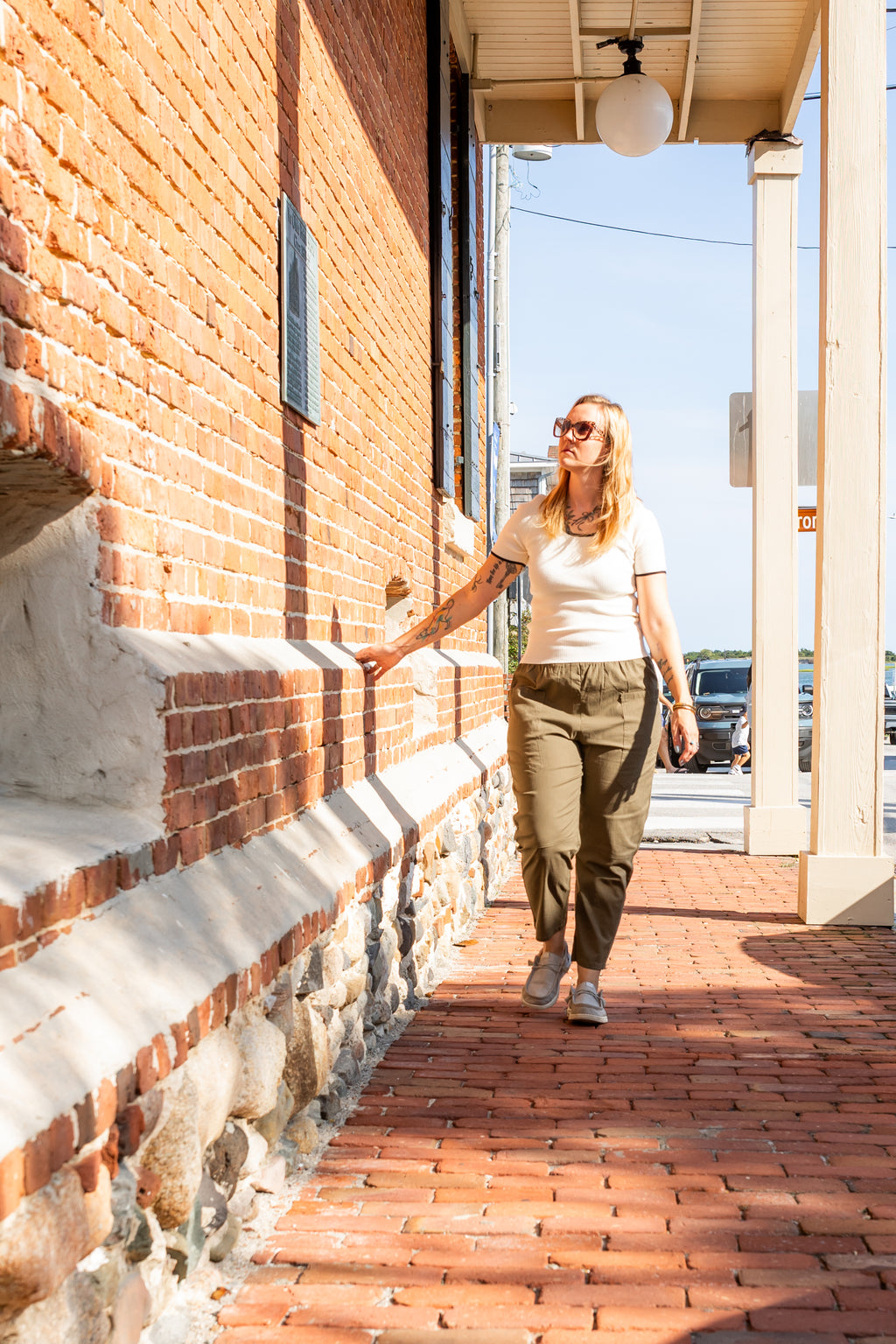Keye Sweater Top - short sleeve - In February
