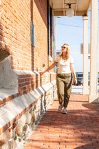 Keye Sweater Top - short sleeve - In February