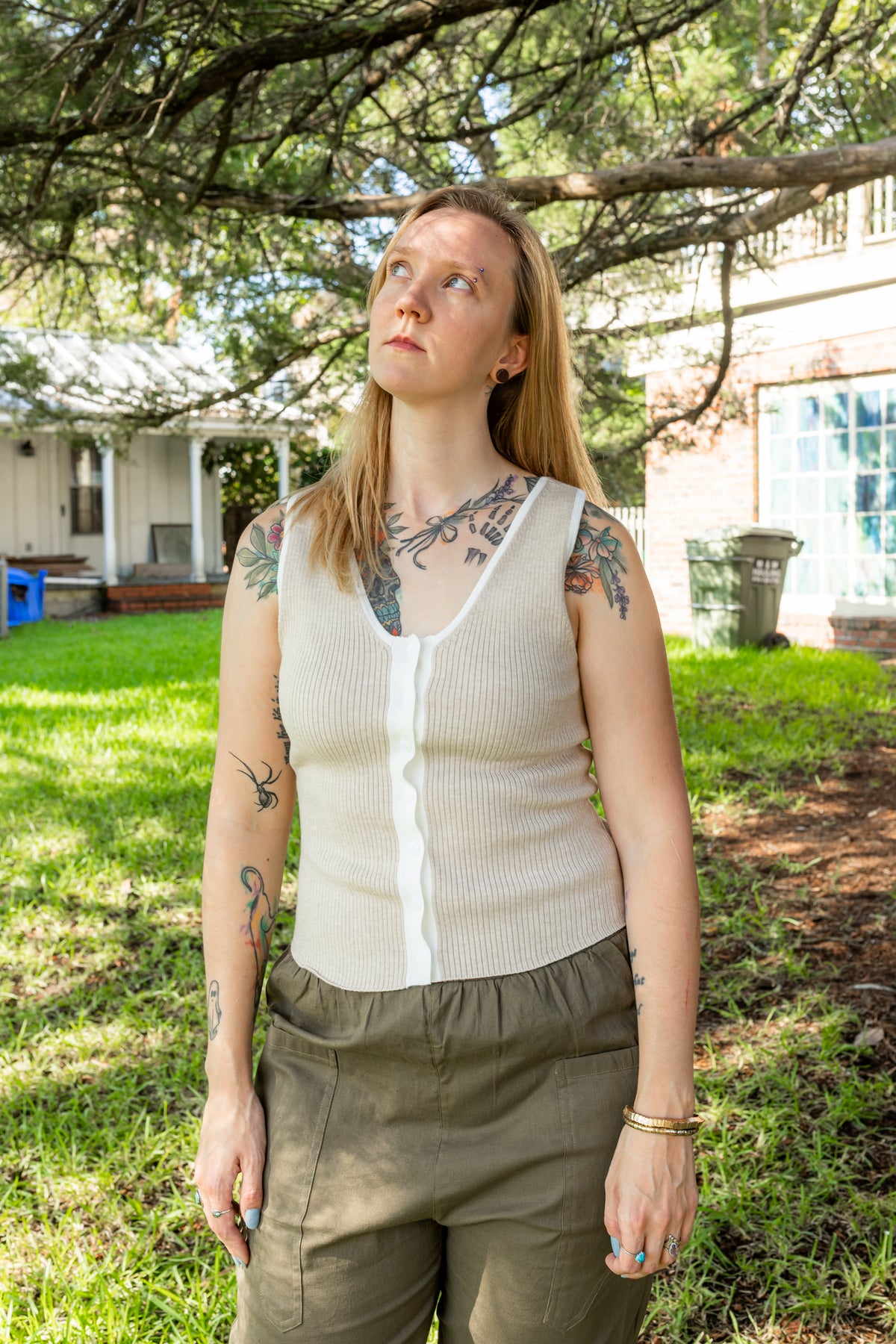 Raven Sleeveless Sweater Tank In February