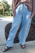 Dara Light Denim Barrel Jean