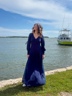 Ella Navy Maxi Dress