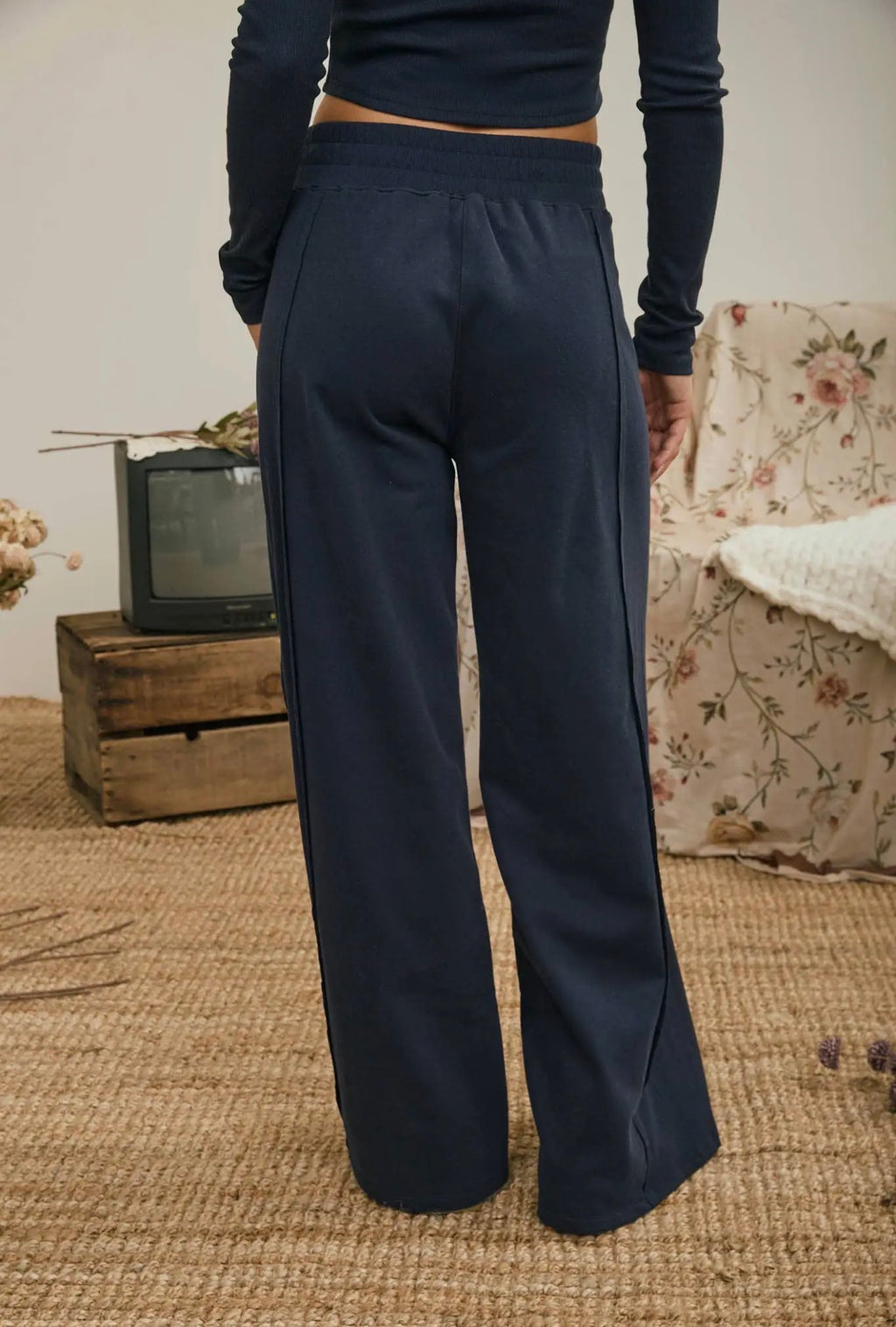 Rae Elastic Wide Leg Pant